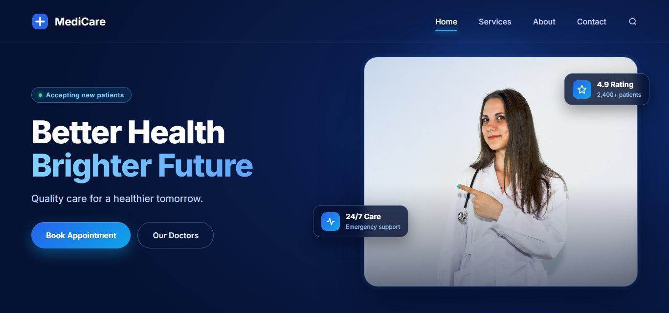 MediCare healthcare website
