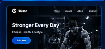 FitZone gym website